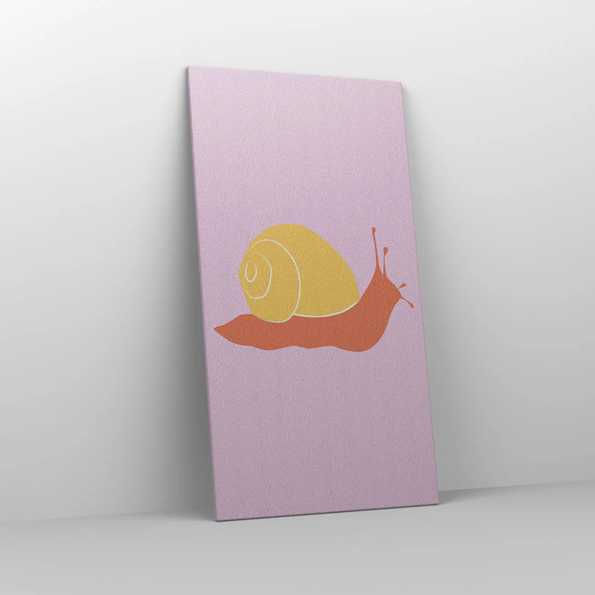 Schilderen op canvas - Er is geen haast - 65x120 cm