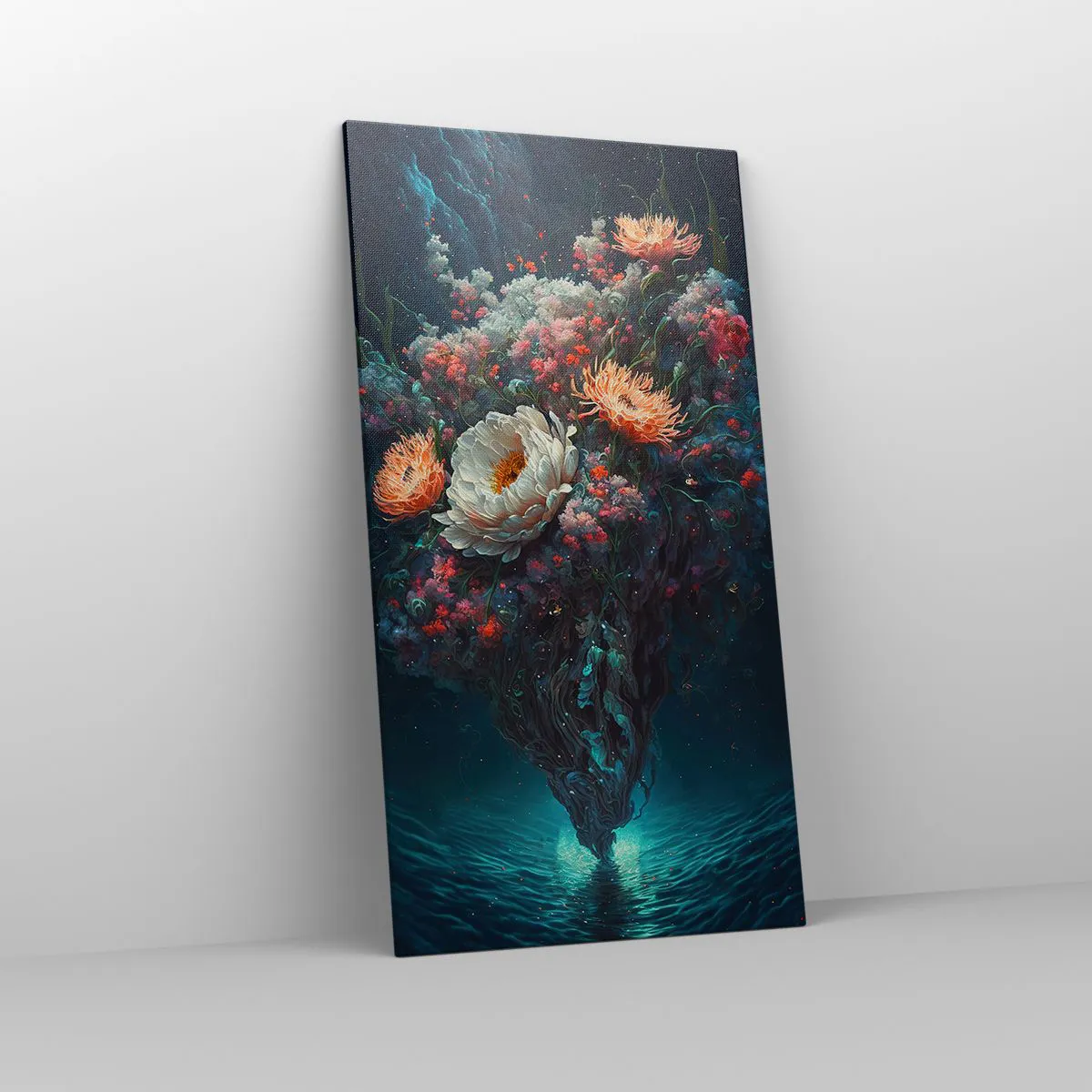 Obraz na plátne - Podivná záhrada - 65x120 cm