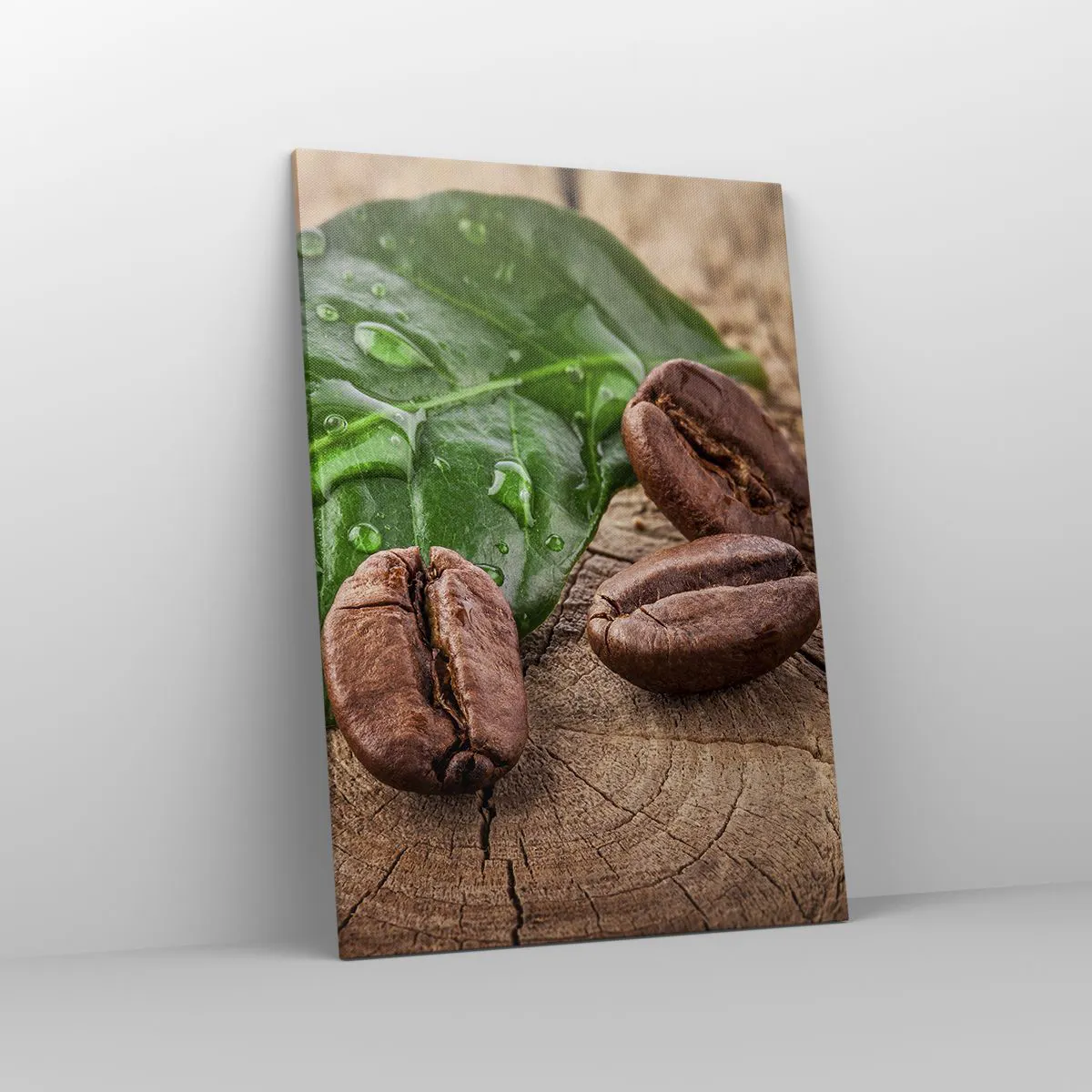 Lærredstryk - Billede på lærred - Den sandeste og sorteste - 70x100 cm