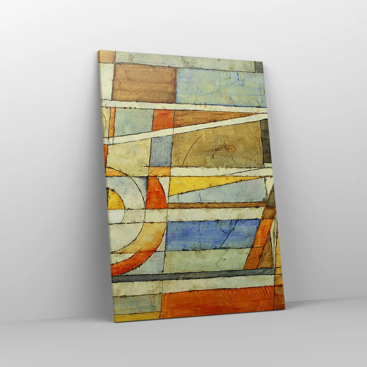 Tablou pe pânză - Cubismul în construcție - 70x100 cm