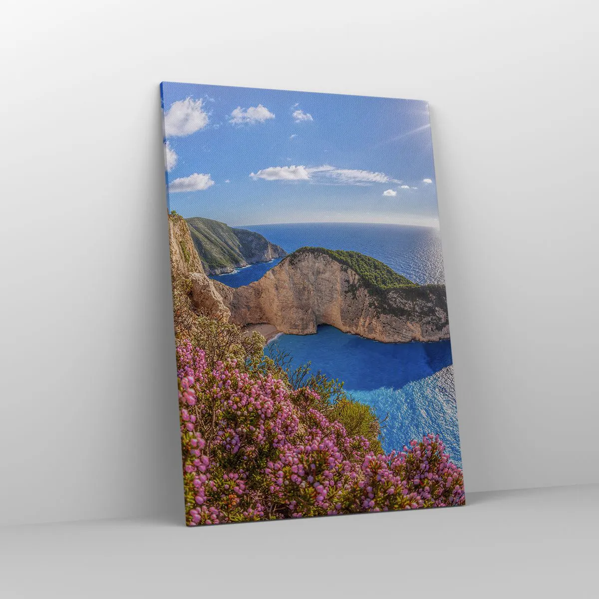 Lærredstryk - Billede på lærred - Min store græske ferie - 70x100 cm