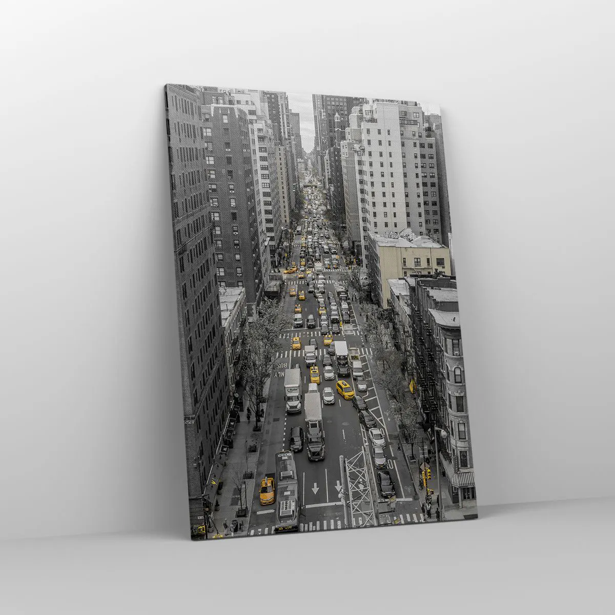 Obraz na plátně - Život New Yorku - 70x100 cm