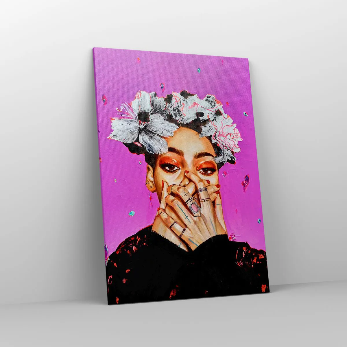 Impression sur toile - Image sur toile - Un peu fou - 70x100 cm