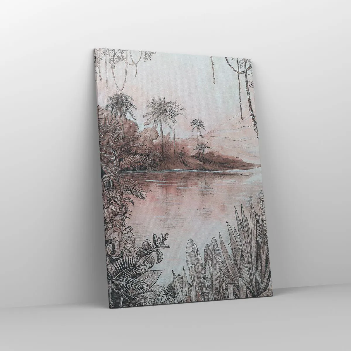 Impression sur toile - Image sur toile - Journal d'un explorateur du XIXe siècle - 70x100 cm