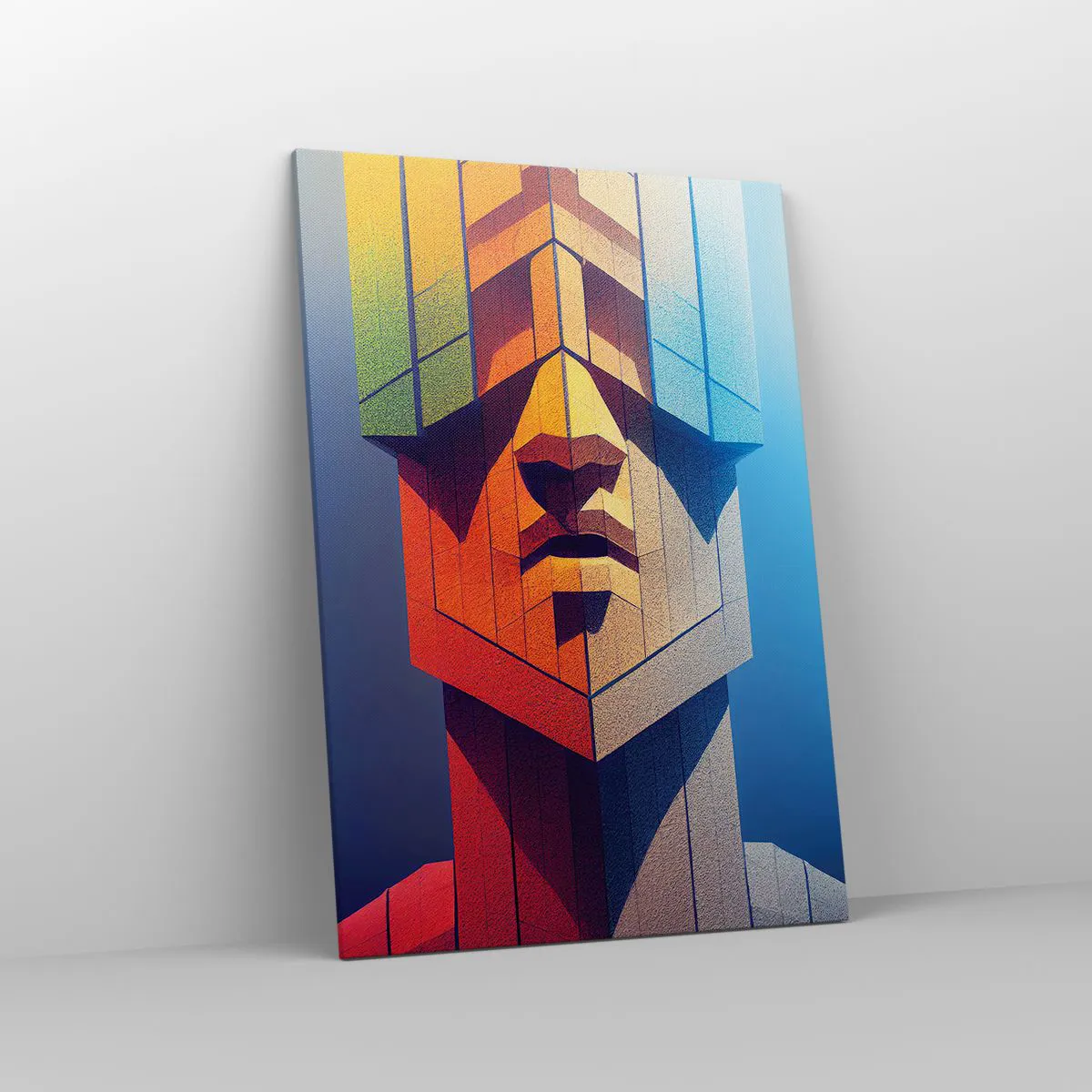 Lærredstryk - Billede på lærred - En mand med principper - 70x100 cm