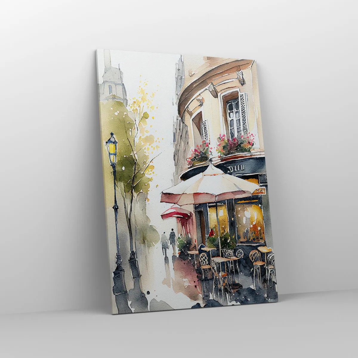 Schilderen op canvas - Parijse ochtend - 70x100 cm