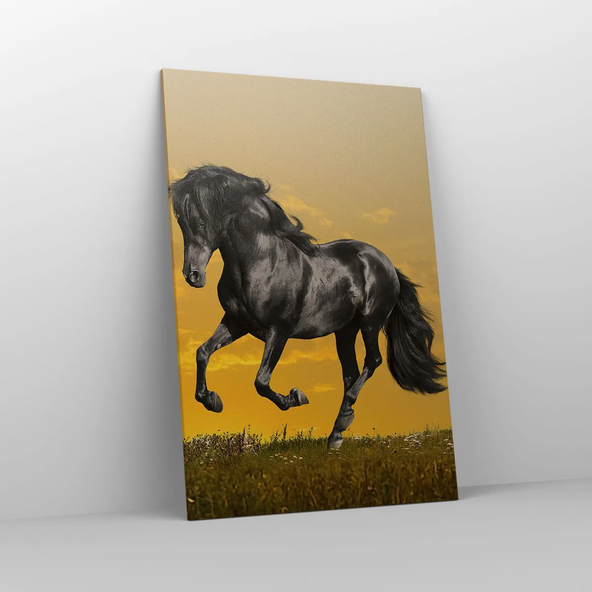 Lærredstryk - Billede på lærred - Smuk, fri og vild - 80x120 cm