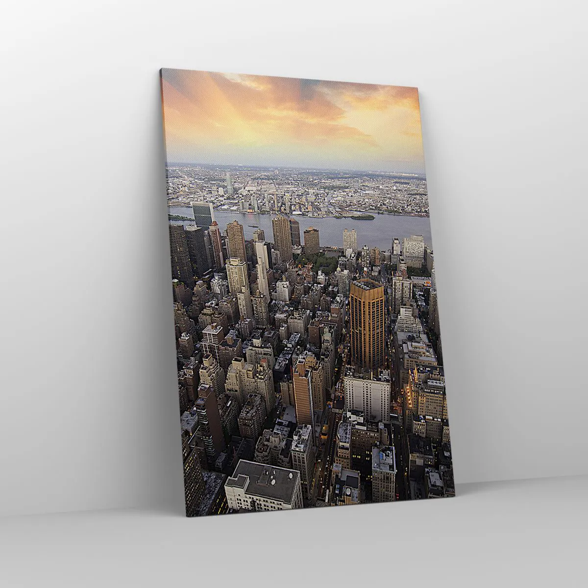 Schilderen op canvas - Het kloppend hart van onze tijd - 80x120 cm