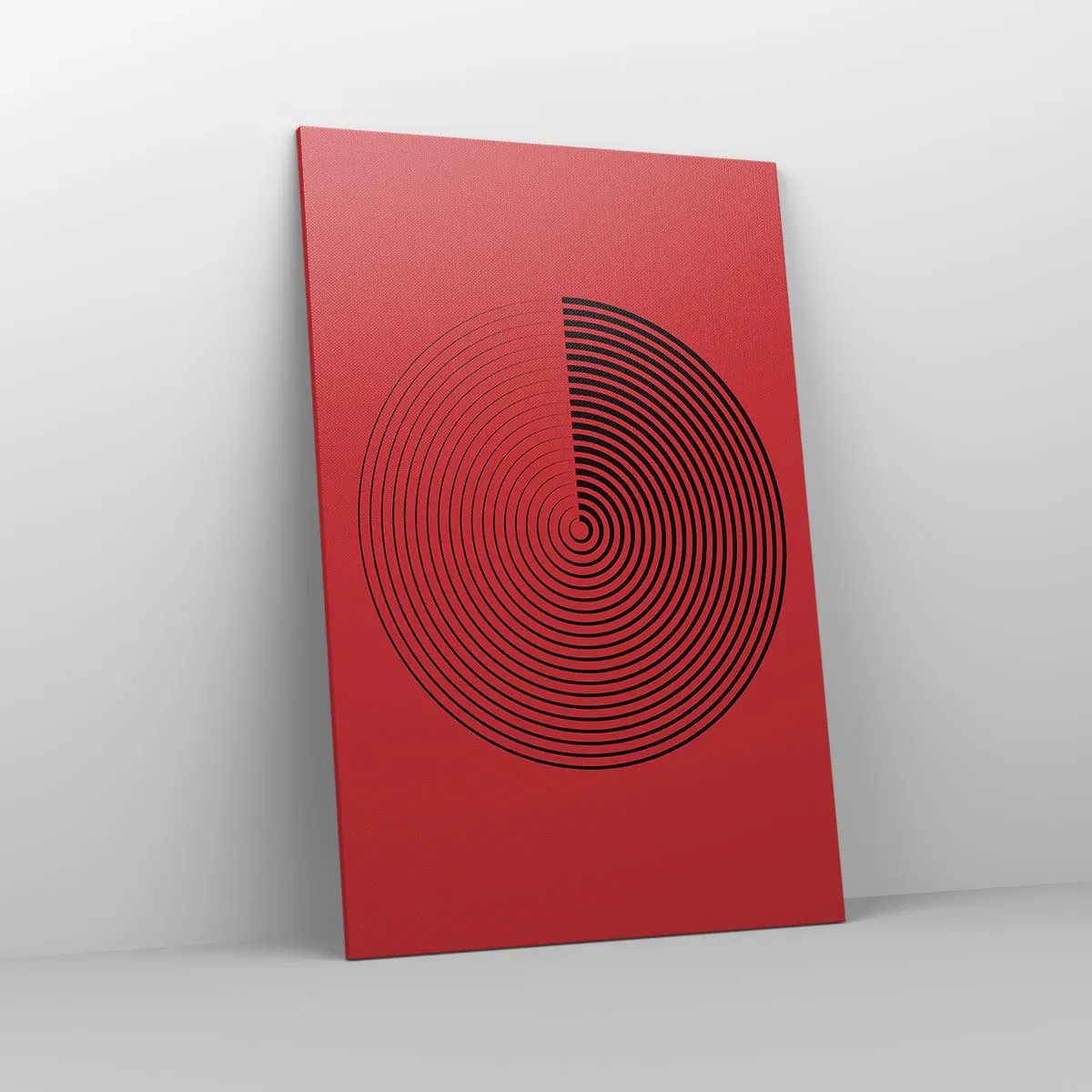 Lærredstryk - Billede på lærred - Cirkulær bevægelse - 80x120 cm