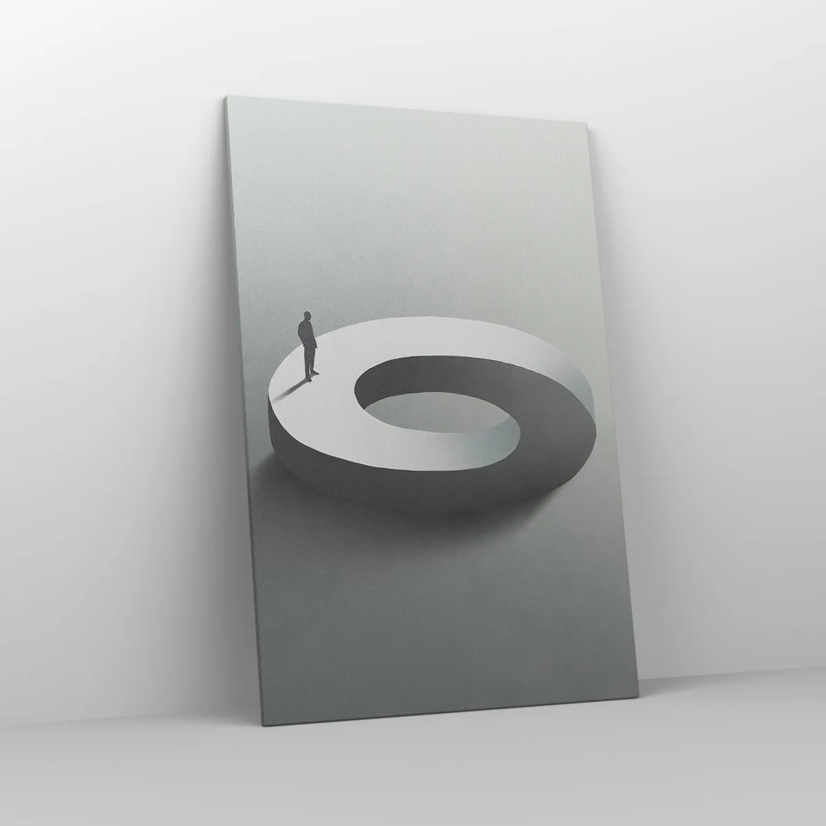 Lærredstryk - Billede på lærred - Og vær klog - 80x120 cm