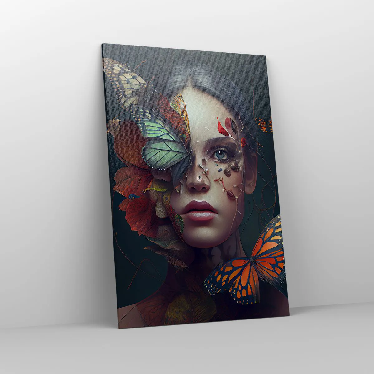 Schilderen op canvas - Een prachtige metamorfose - 80x120 cm