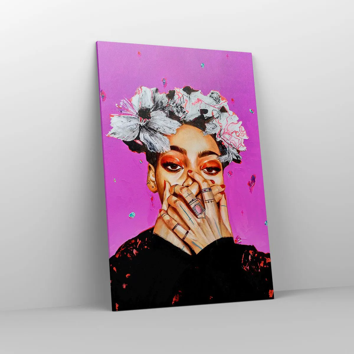 Impression sur toile - Image sur toile - Un peu fou - 80x120 cm