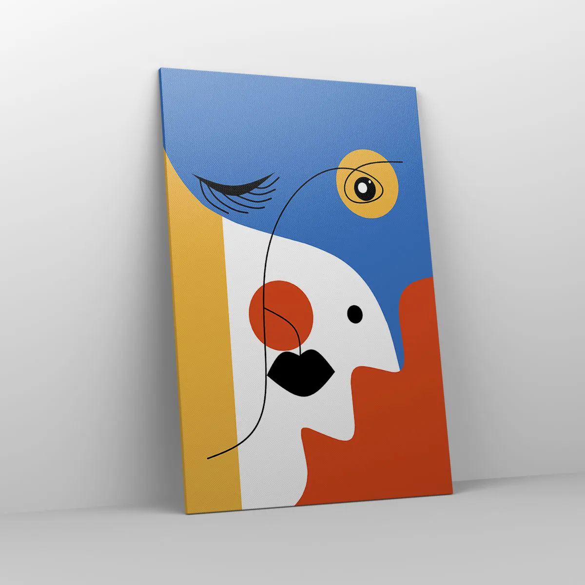 Tablou pe pânză - Portret deconstruit - 80x120 cm