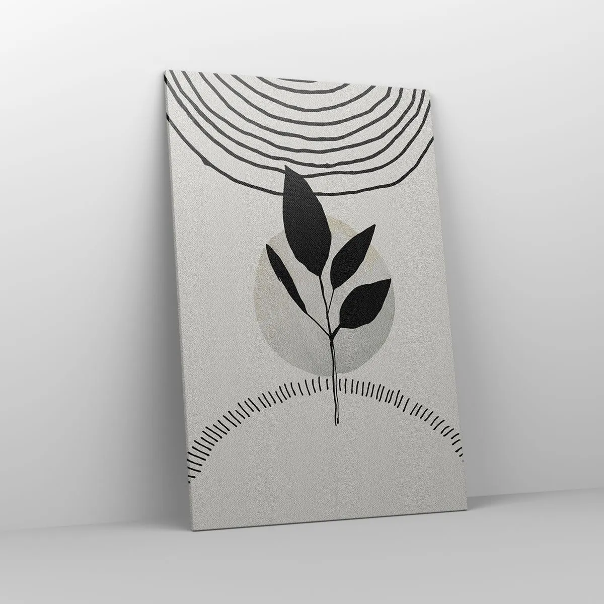 Schilderen op canvas - Compositie: natuurrituelen - 80x120 cm