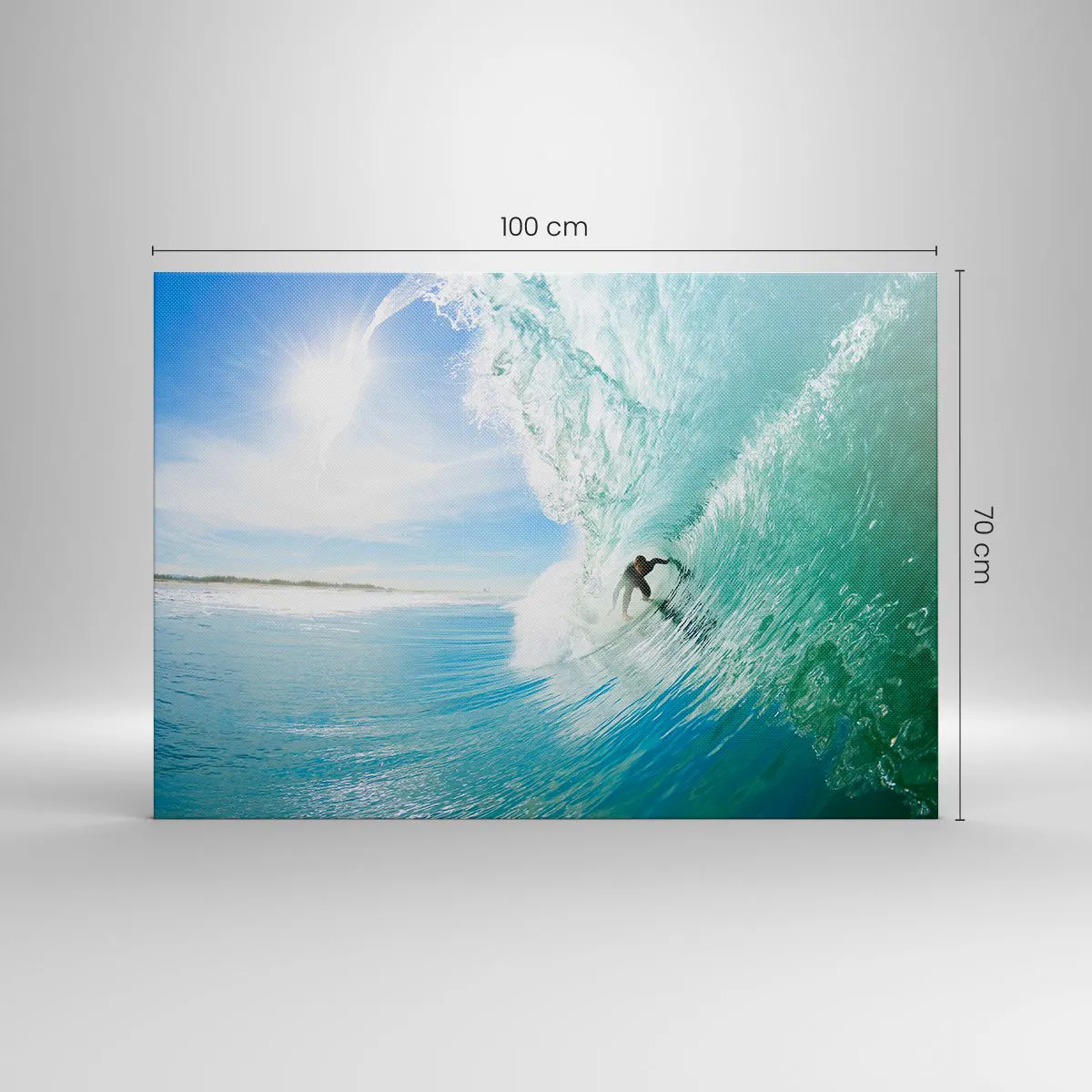 Vászonkép - Mindig a hullámon - 100x70 cm