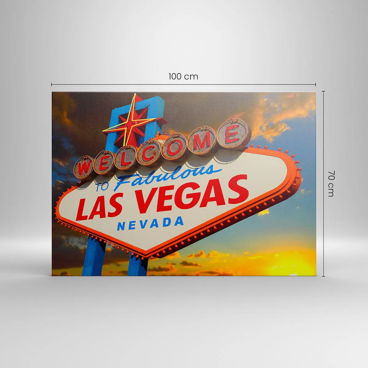 Tablou pe pânză - Pentru un zâmbet din partea destinului - 100x70 cm