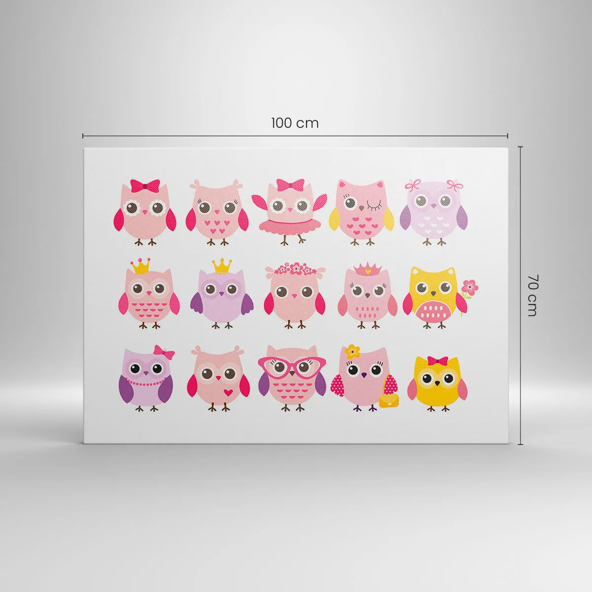 Lærredstryk - Billede på lærred - Den ene er sødere end den anden - 100x70 cm