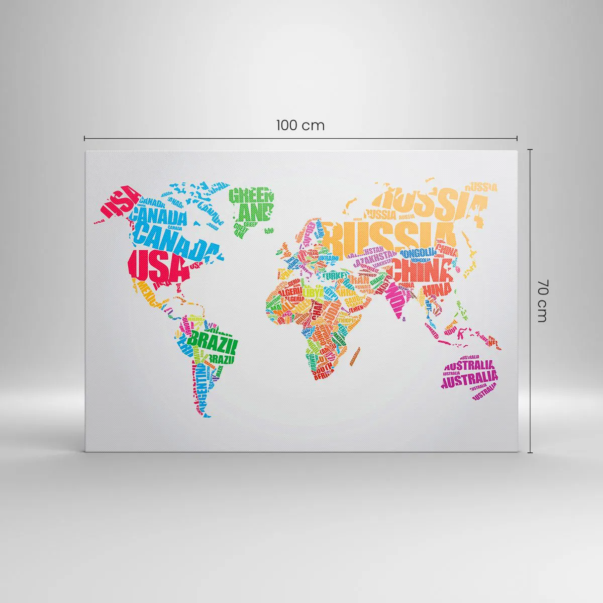 Tablou pe pânză - Vreau să le cunosc pe toate - 100x70 cm