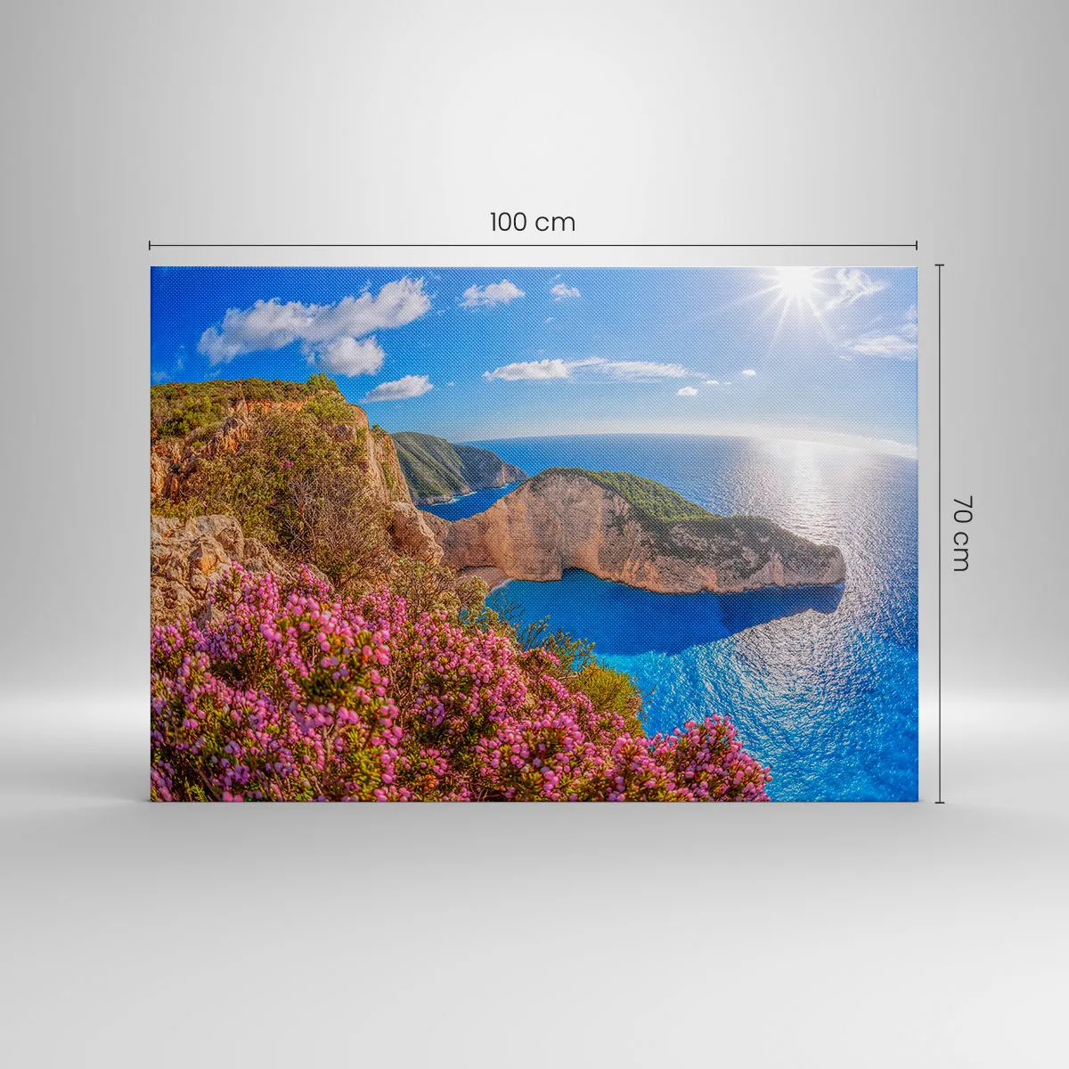 Obraz na plátne - Moje veľké grécke prázdniny - 100x70 cm