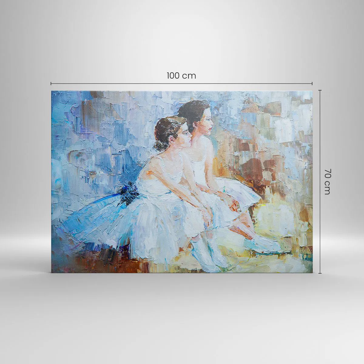 Obraz na plátně - Odpočinek mladých labutí - 100x70 cm