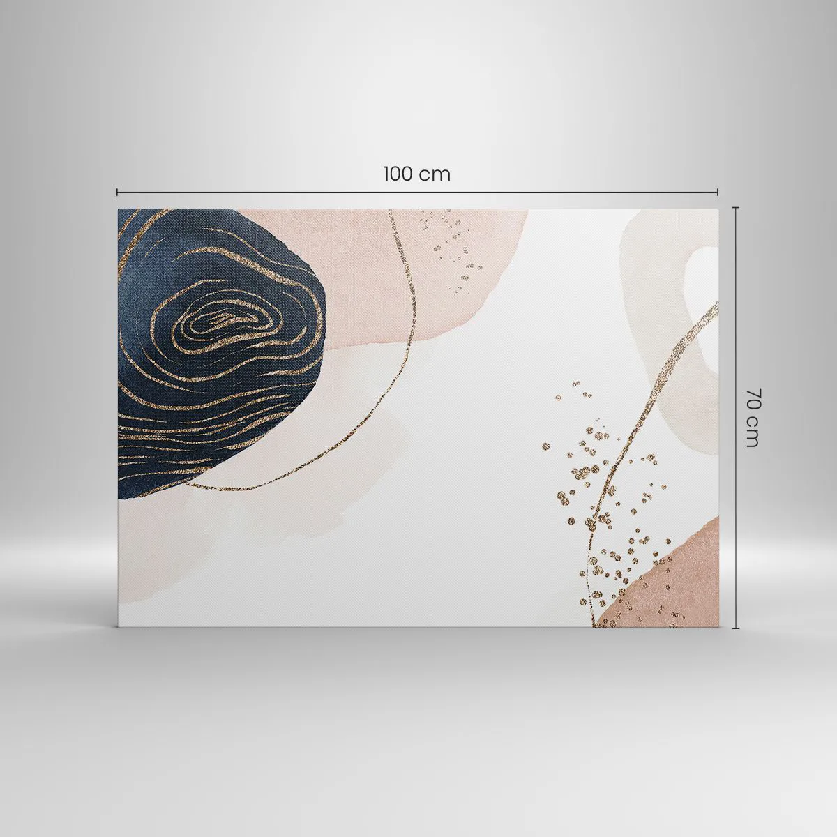 Quadro em tela - Tudo flui - 100x70 cm