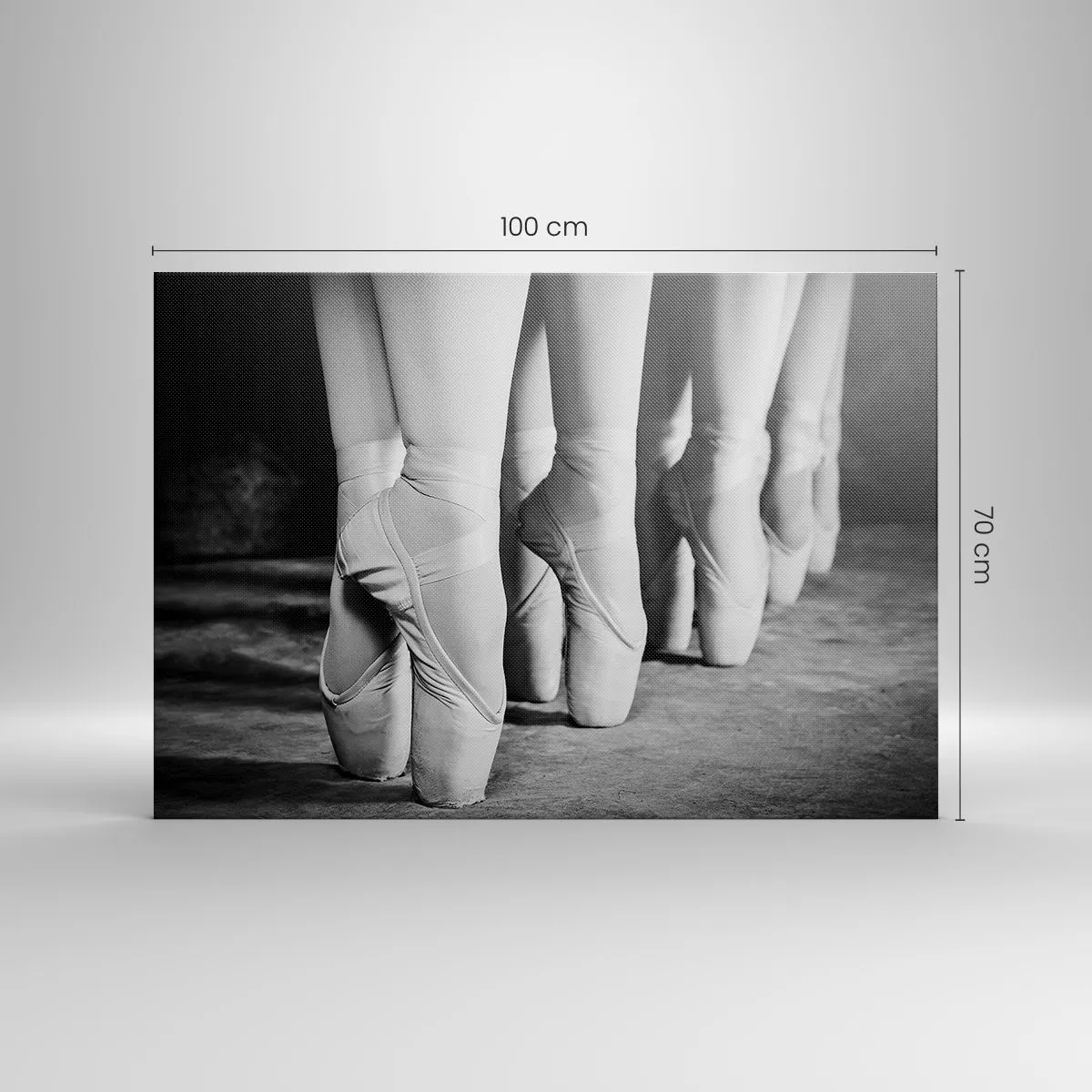 Lærredstryk - Billede på lærred - Sammen, let - 100x70 cm