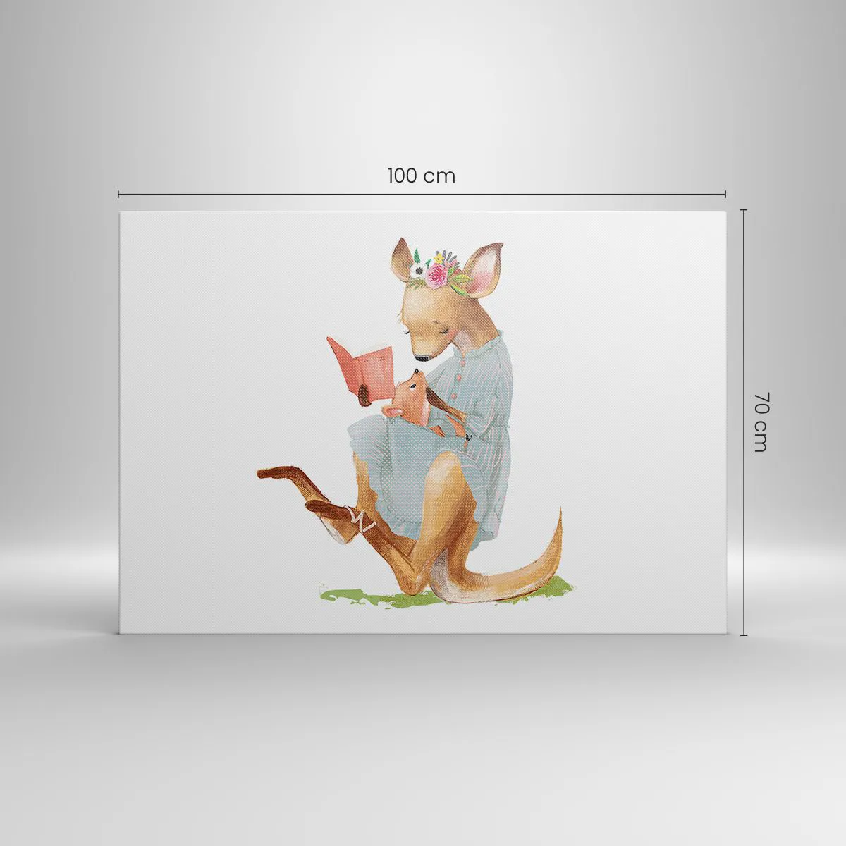 Canvas picture - Read to Me, Mum - 100x70 cm