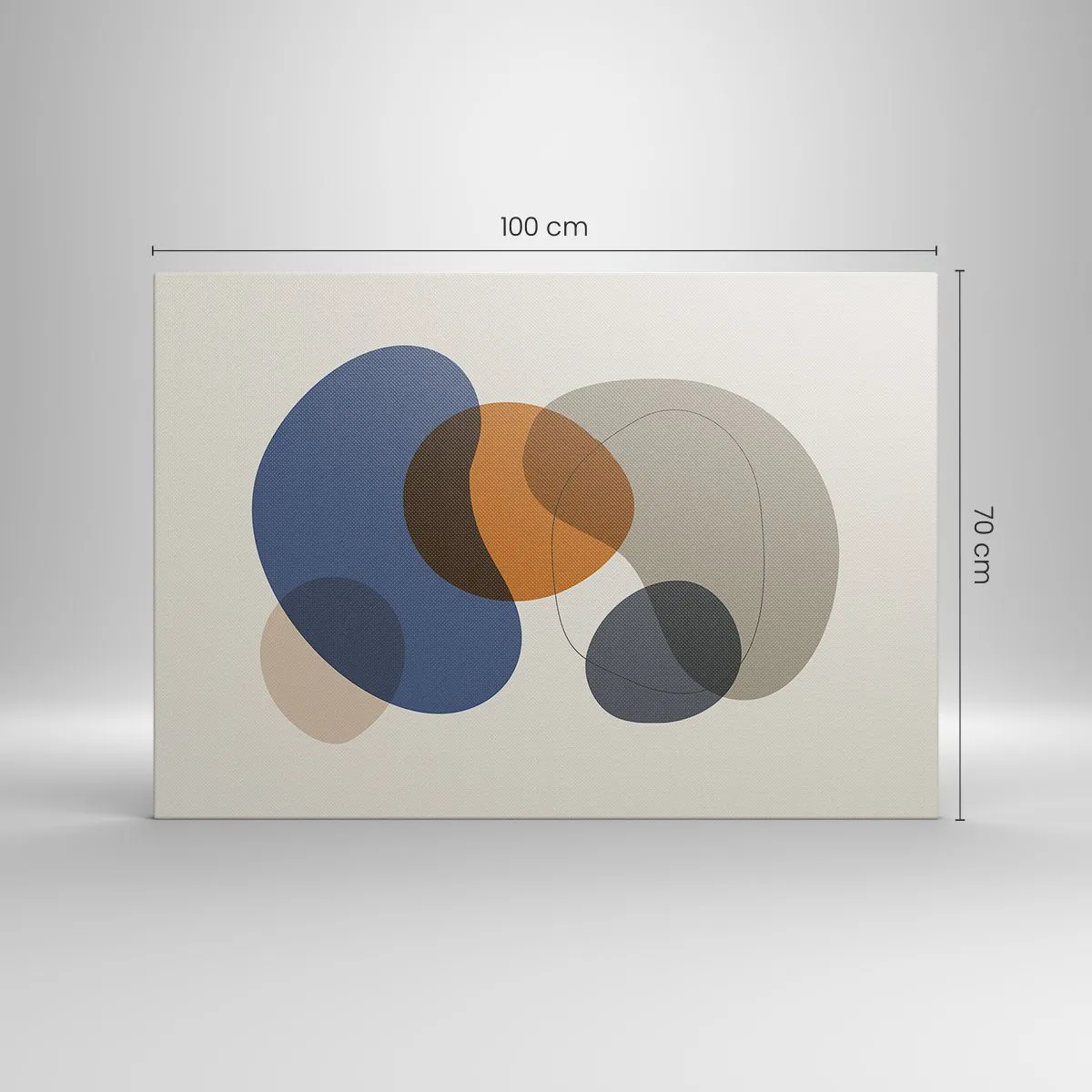 Canvas picture - Drops of Colours - 100x70 cm