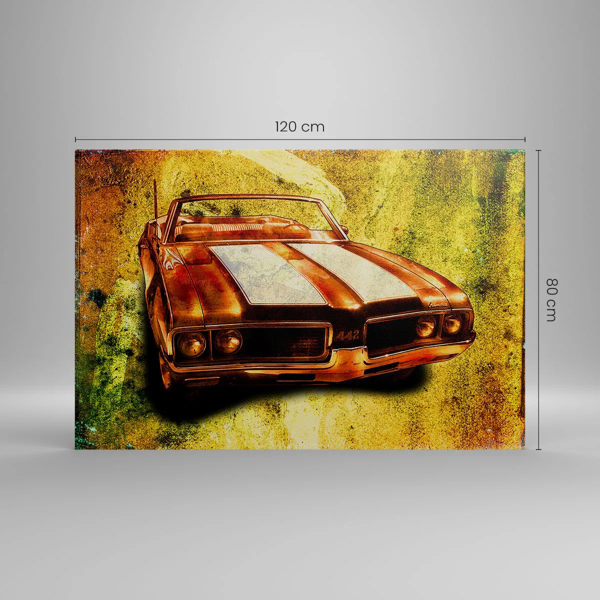 Tablou pe pânză - Puterea fermecătoare a formelor - 120x80 cm