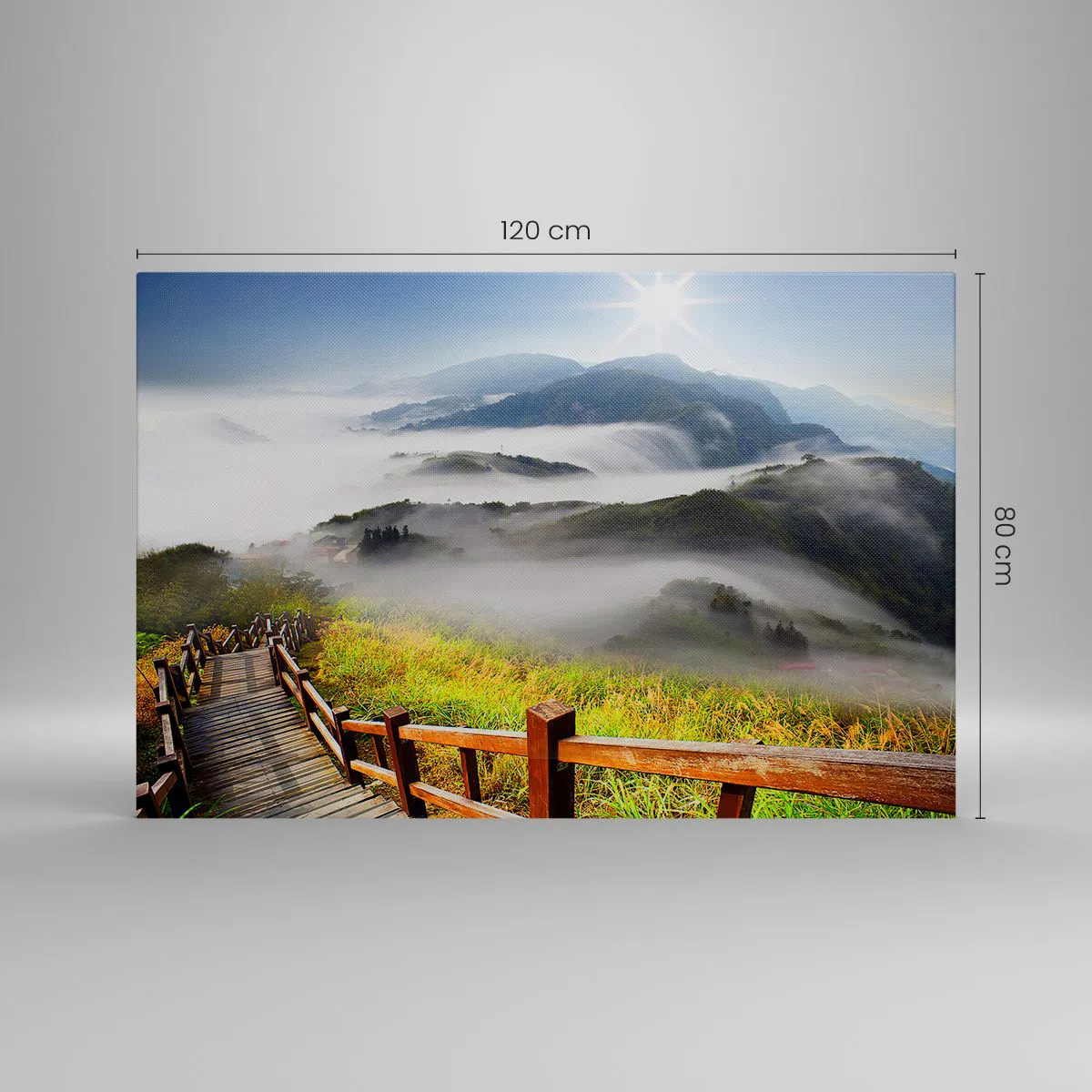 Lærredstryk - Billede på lærred - Vævet mod blænding og tåge - 120x80 cm