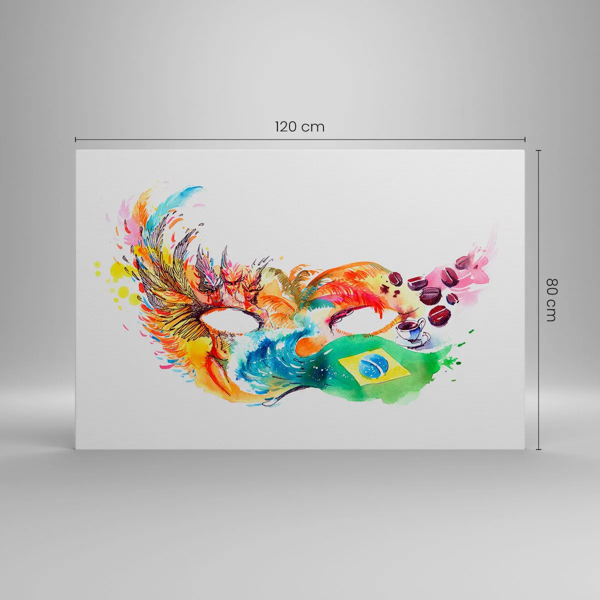 Vászonkép - Brazília szambával üdvözöl - 120x80 cm