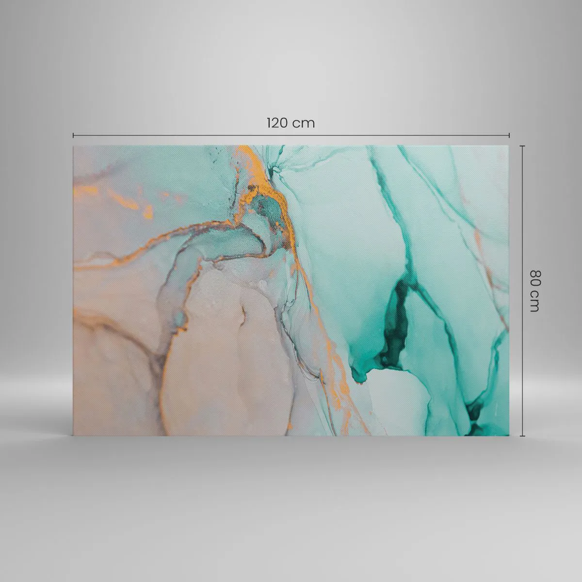 Vászonkép - Formák és színek tánca - 120x80 cm