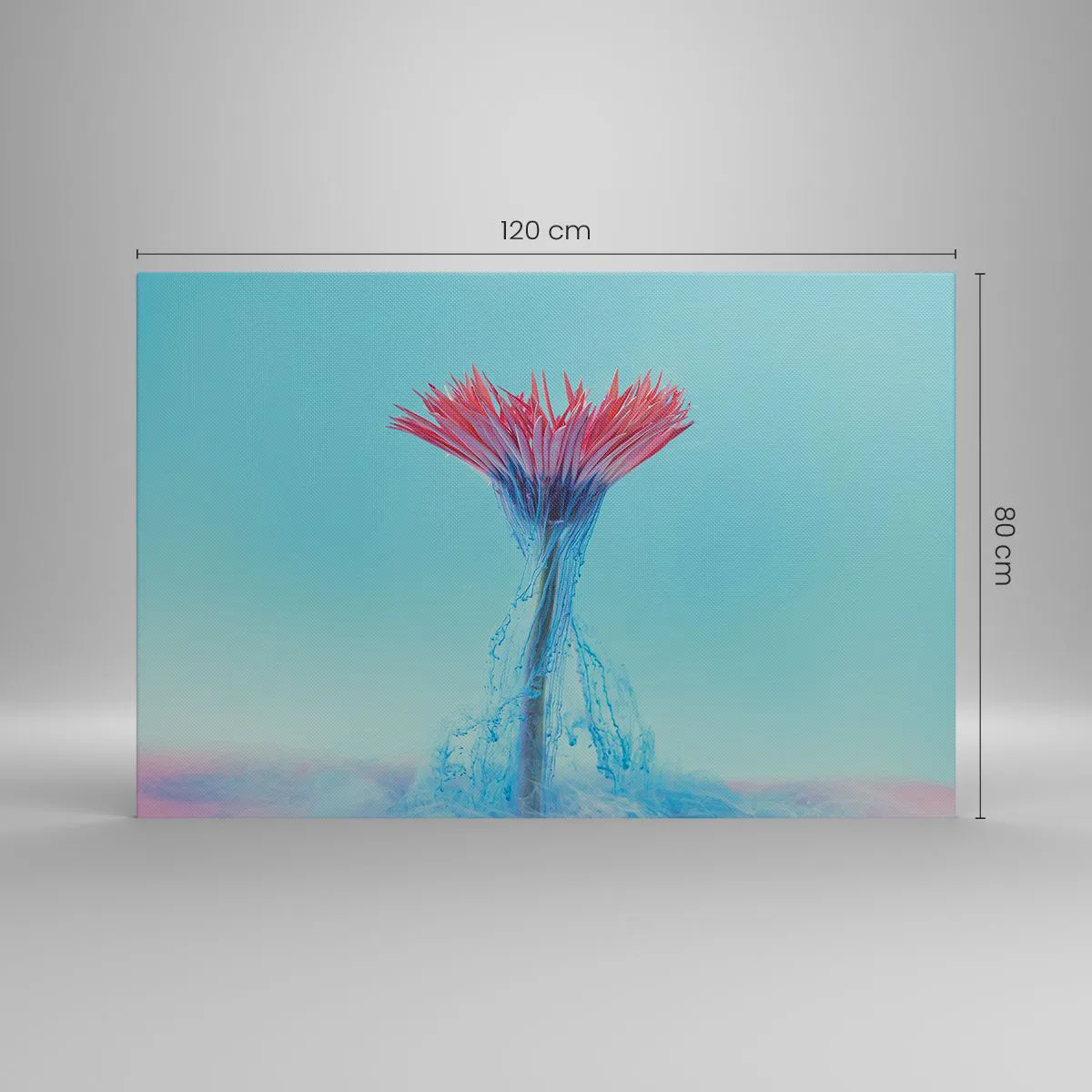 Quadro em tela - Num abraço revigorante - 120x80 cm