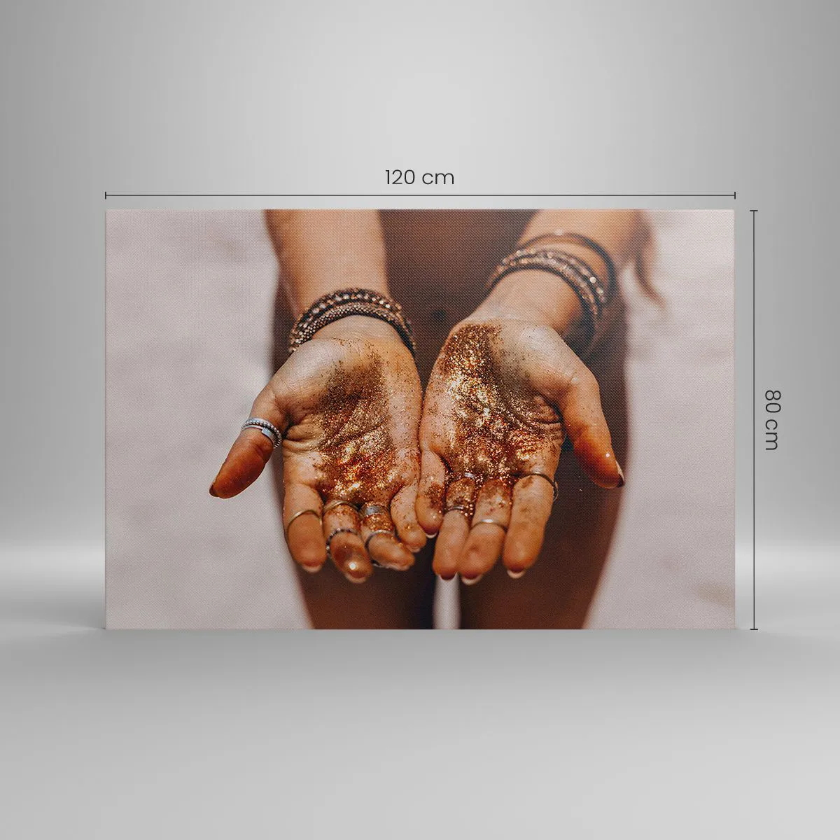 Schilderen op canvas - Een cadeau voor jou - 120x80 cm