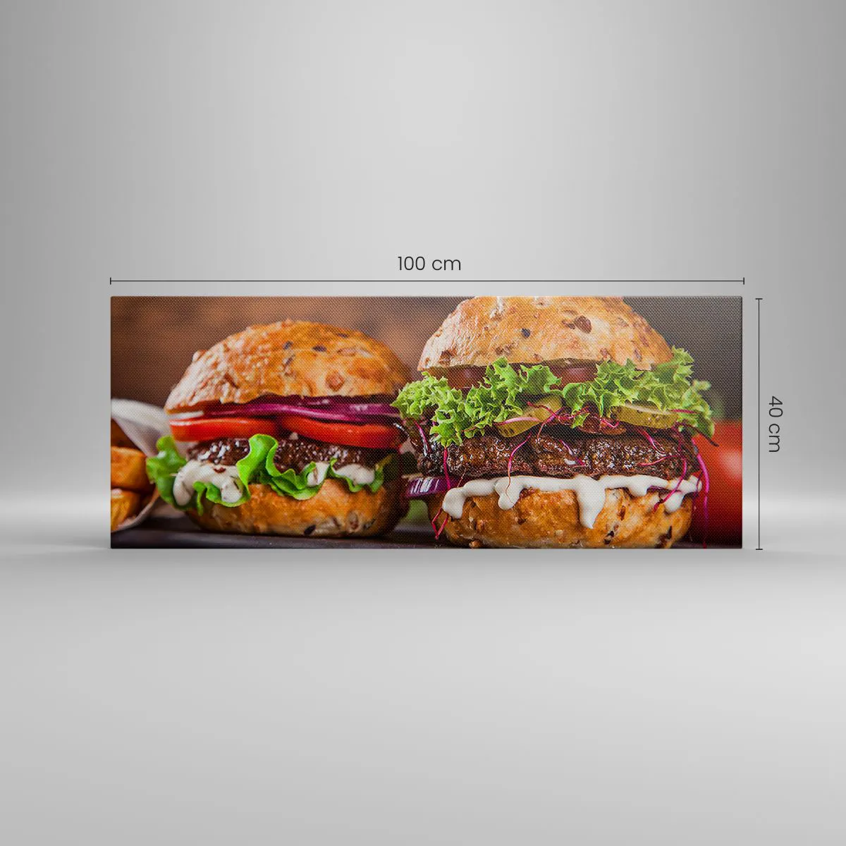 Quadro em tela - Sonho americano - 100x40 cm