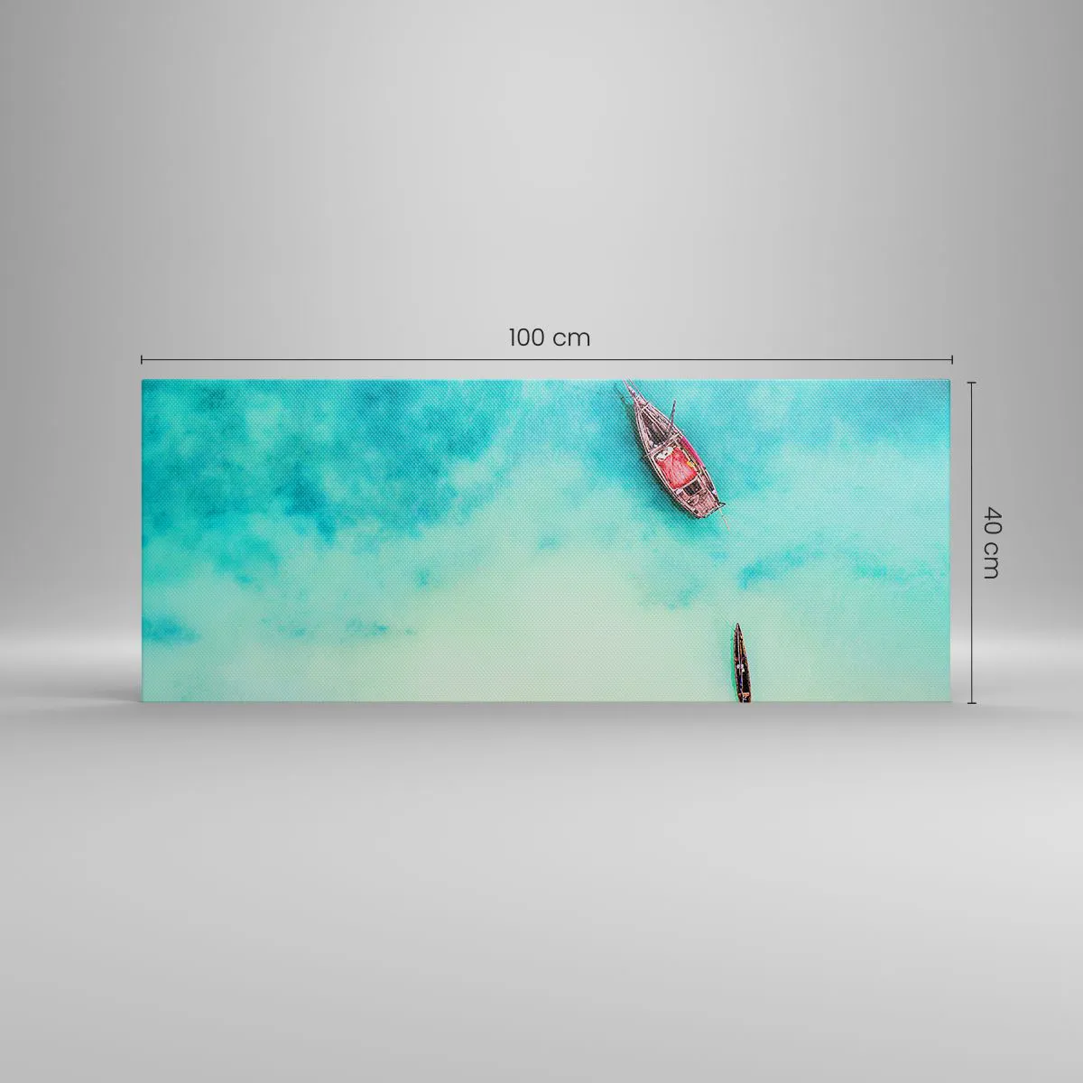 Canvas picture - On the Beaches of Zanzibar, When the Tide Is High - 100x40 cm