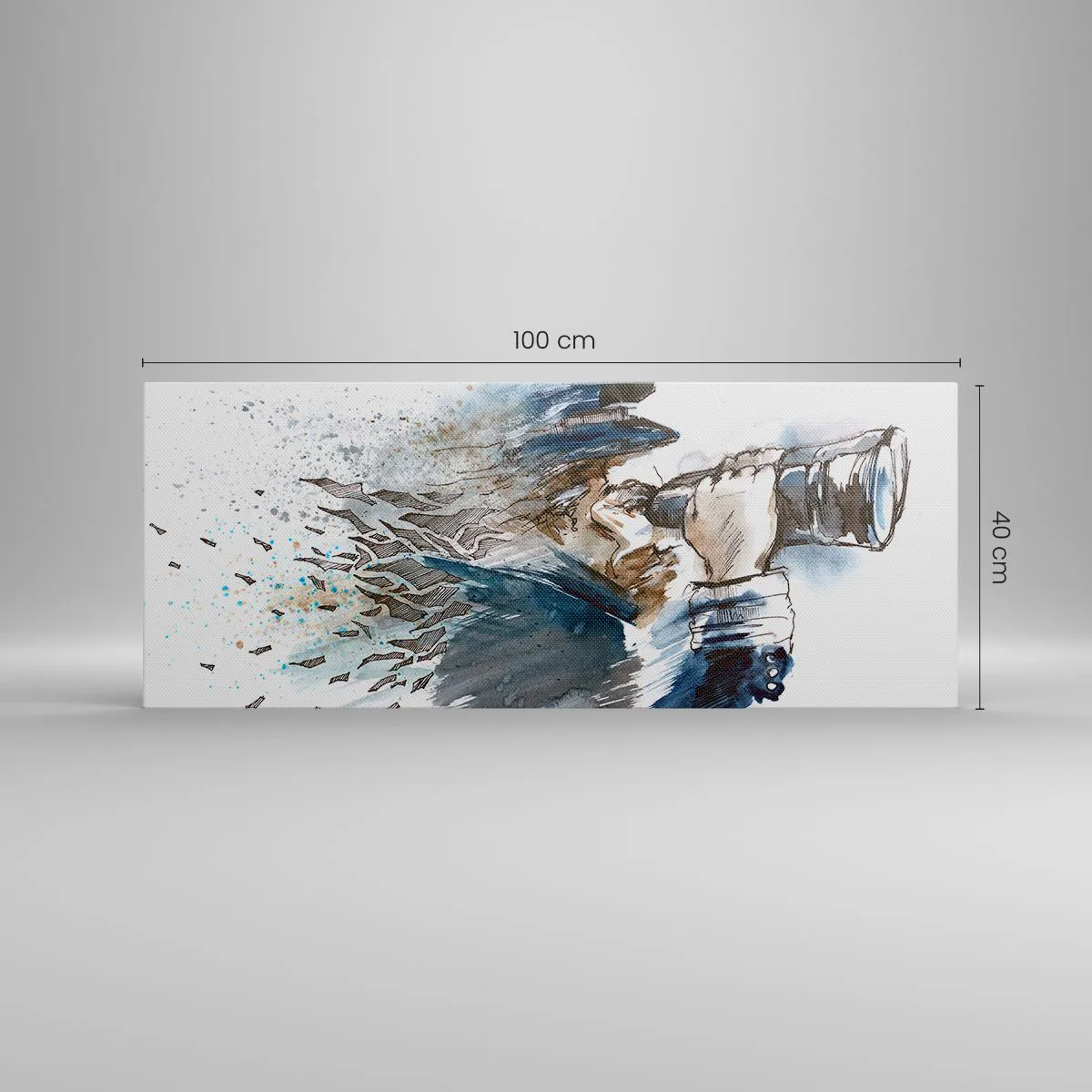 Obraz na płótnie - Dziesięć w skali Beauforta! - 100x40 cm