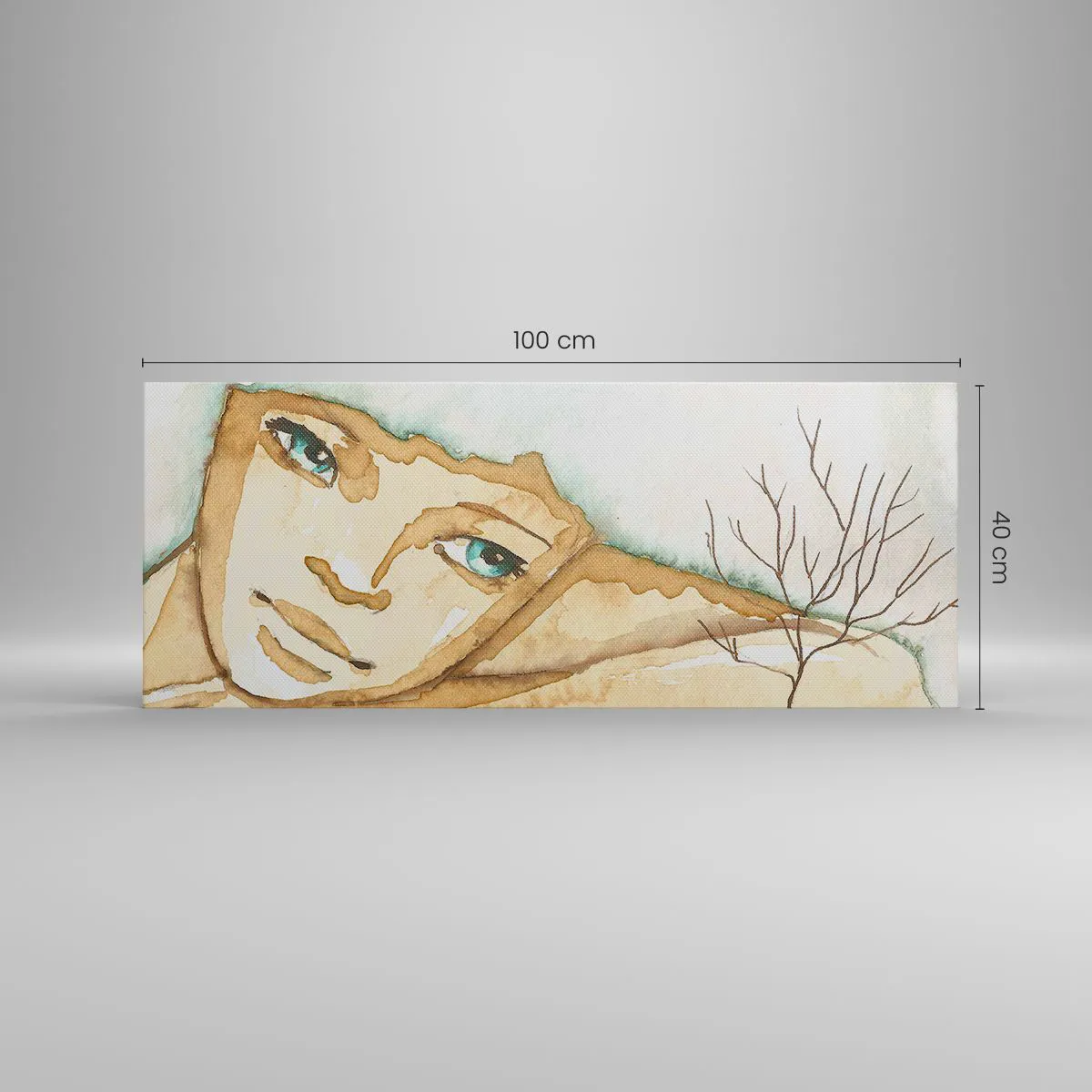 Obraz na plátně - Strom poezie vyrůstá z ticha - 100x40 cm