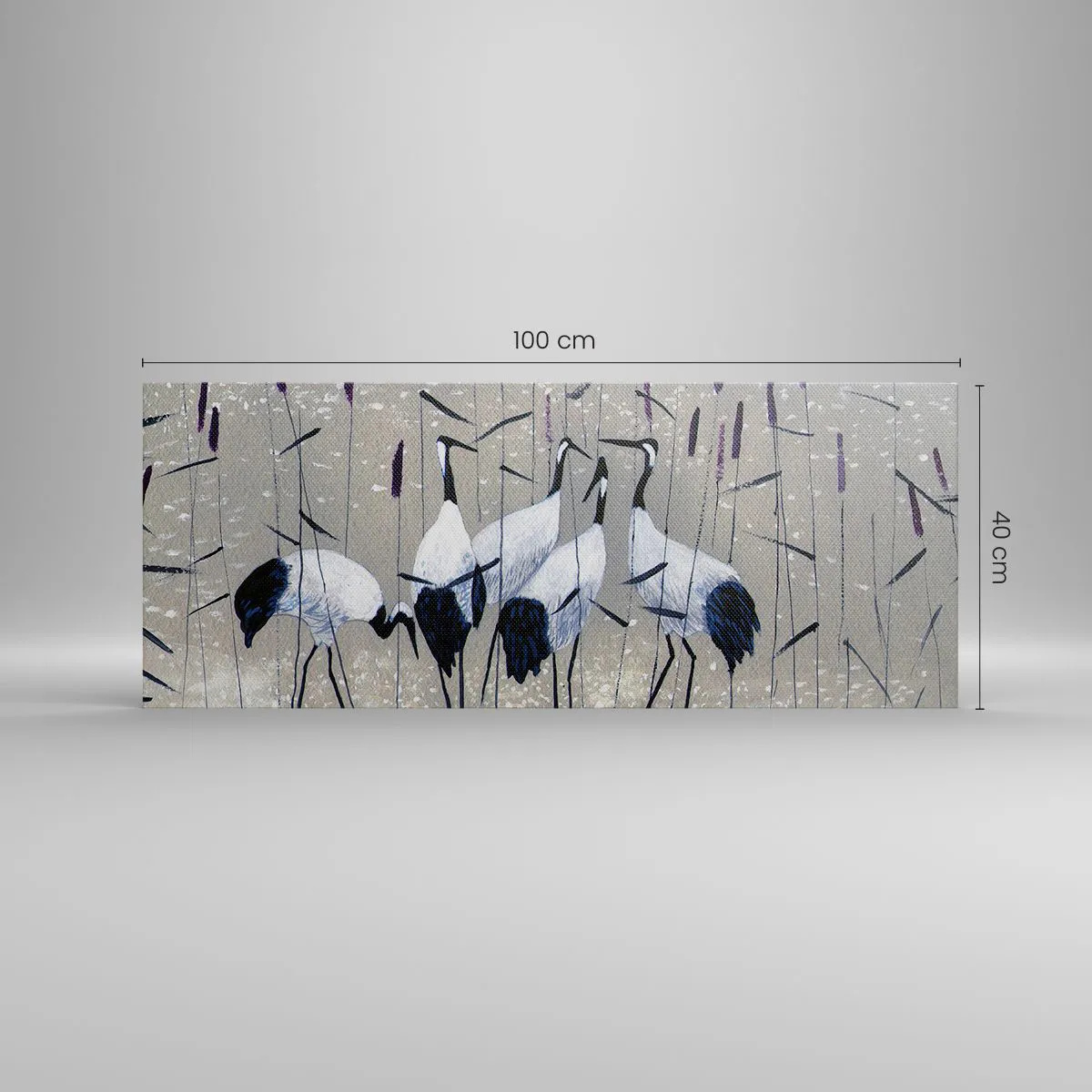 Bild auf Leinwand - Leinwandbild - Unter ihren eigenen - 100x40 cm