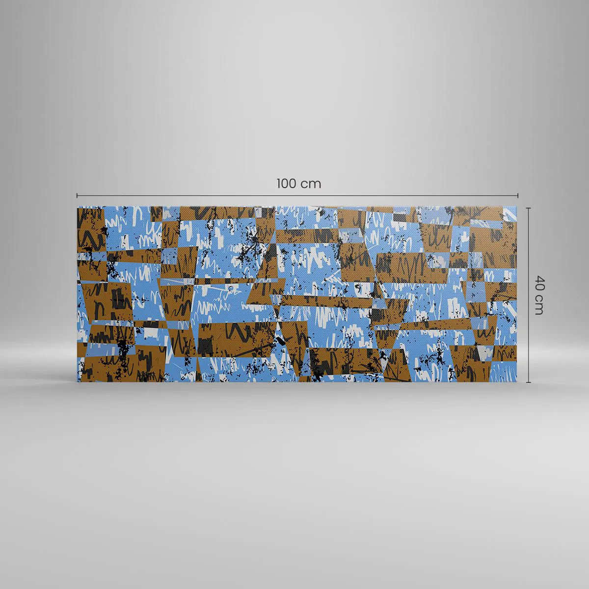 Impression sur toile - Image sur toile - Une découpe non humaine - 100x40 cm