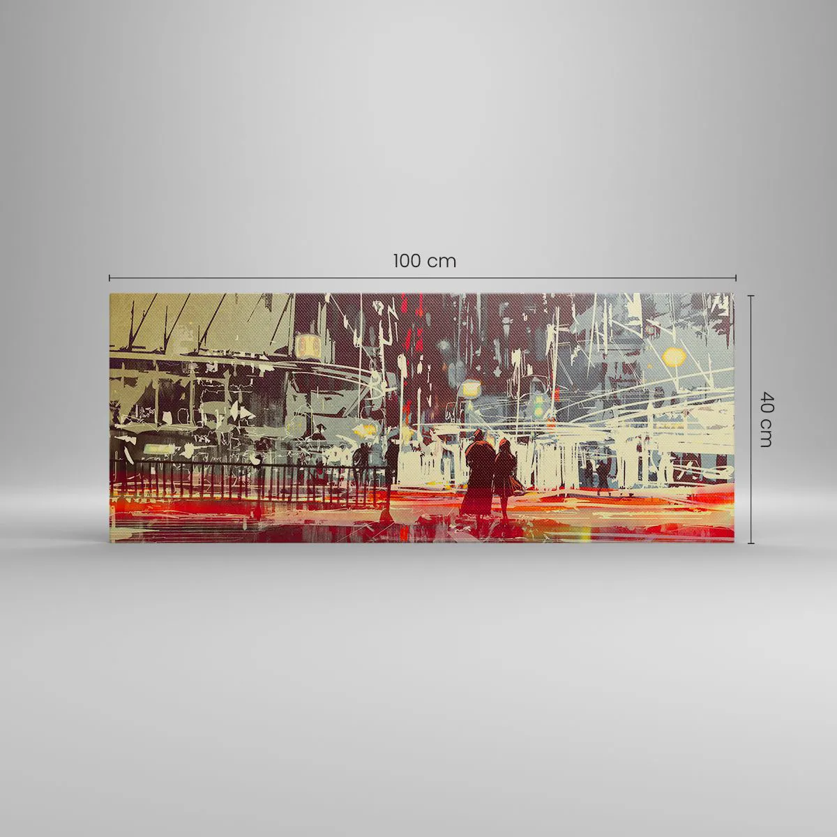 Vászonkép - Egy nagyvárosi átkelő - 100x40 cm