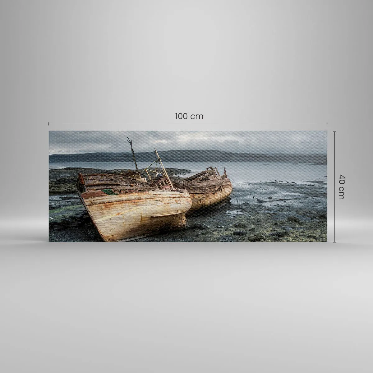 Quadro em tela - Como simbolo de um trabalho digno - 100x40 cm