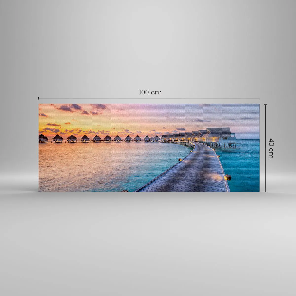 Obraz na plátně - Prázdniny - návrat k pramenům - 100x40 cm