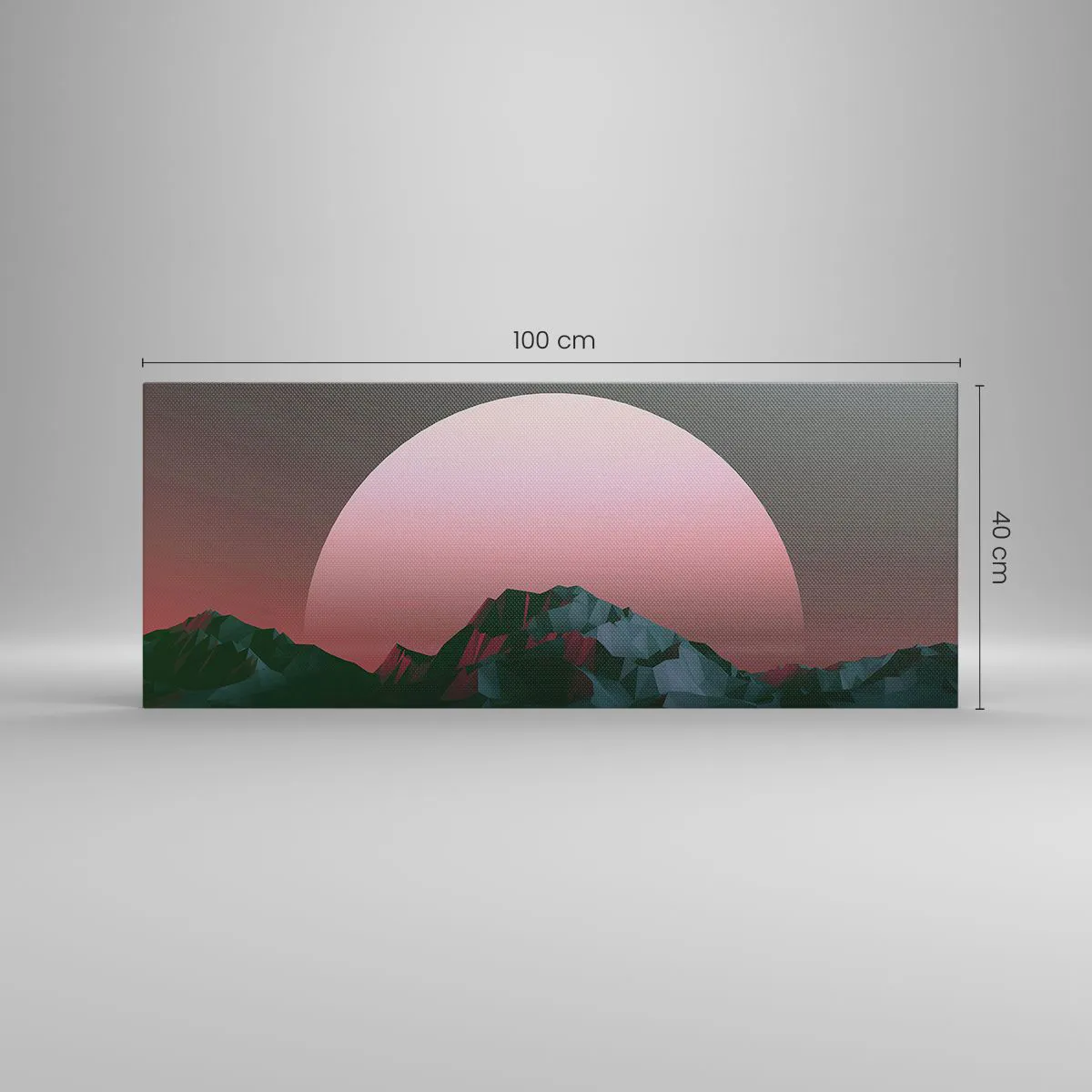 Lærredstryk - Billede på lærred - I en nabogalakse - 100x40 cm