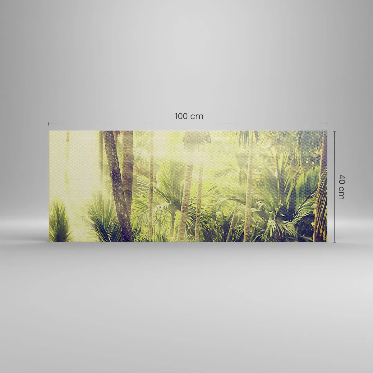 Obraz na plátně - V zeleném žáru - 100x40 cm