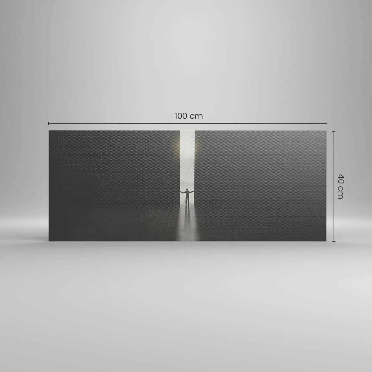 Impression sur toile - Image sur toile - Étape vers un avenir radieux - 100x40 cm