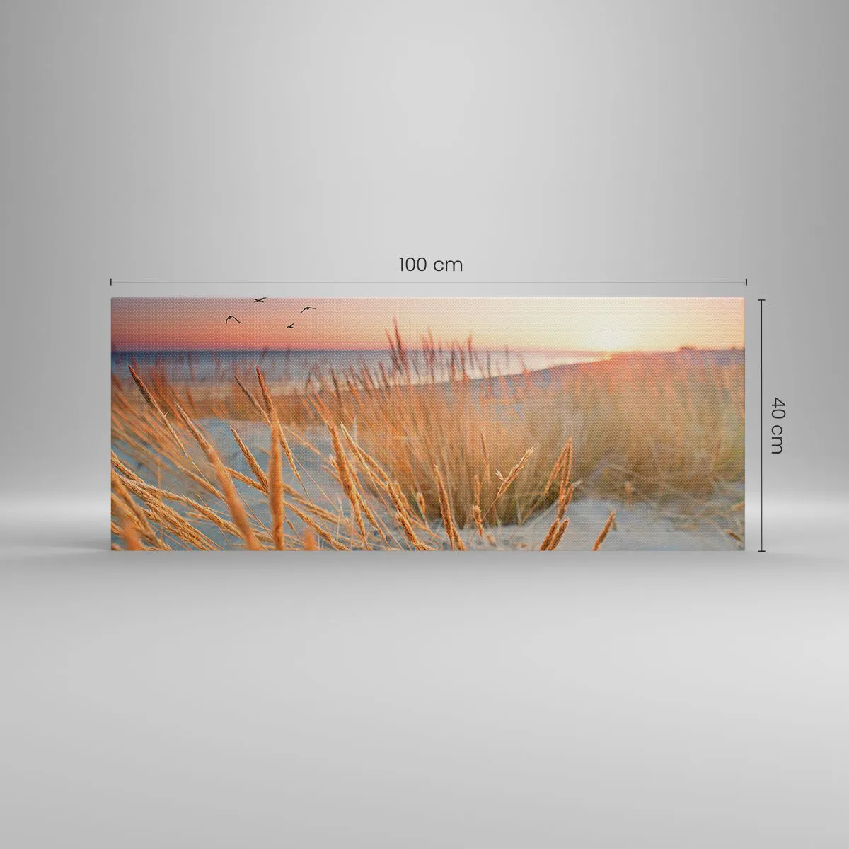 Schilderen op canvas - Het Baltische slaapliedje - 100x40 cm