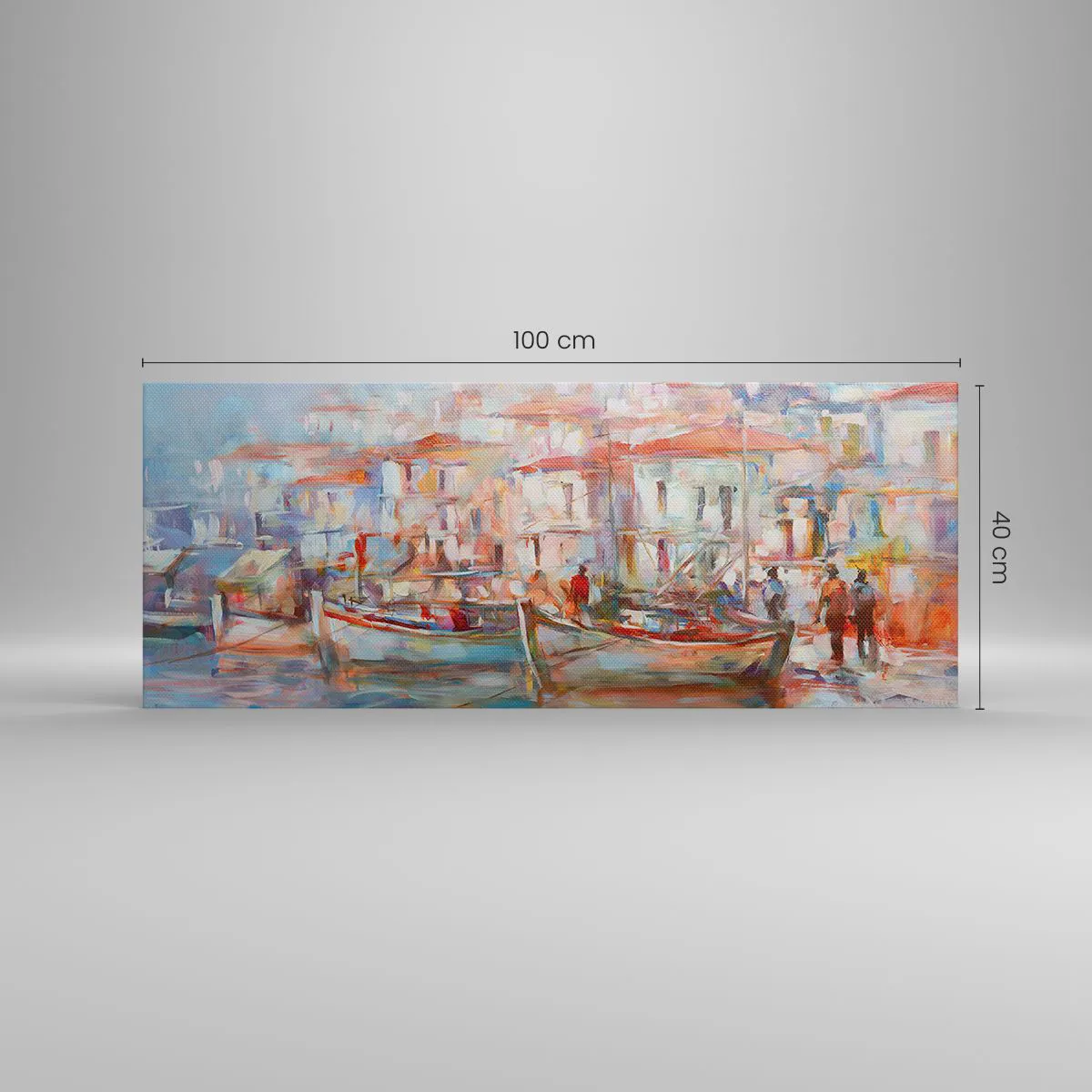 Vászonkép - Pasztell vakáció - 100x40 cm