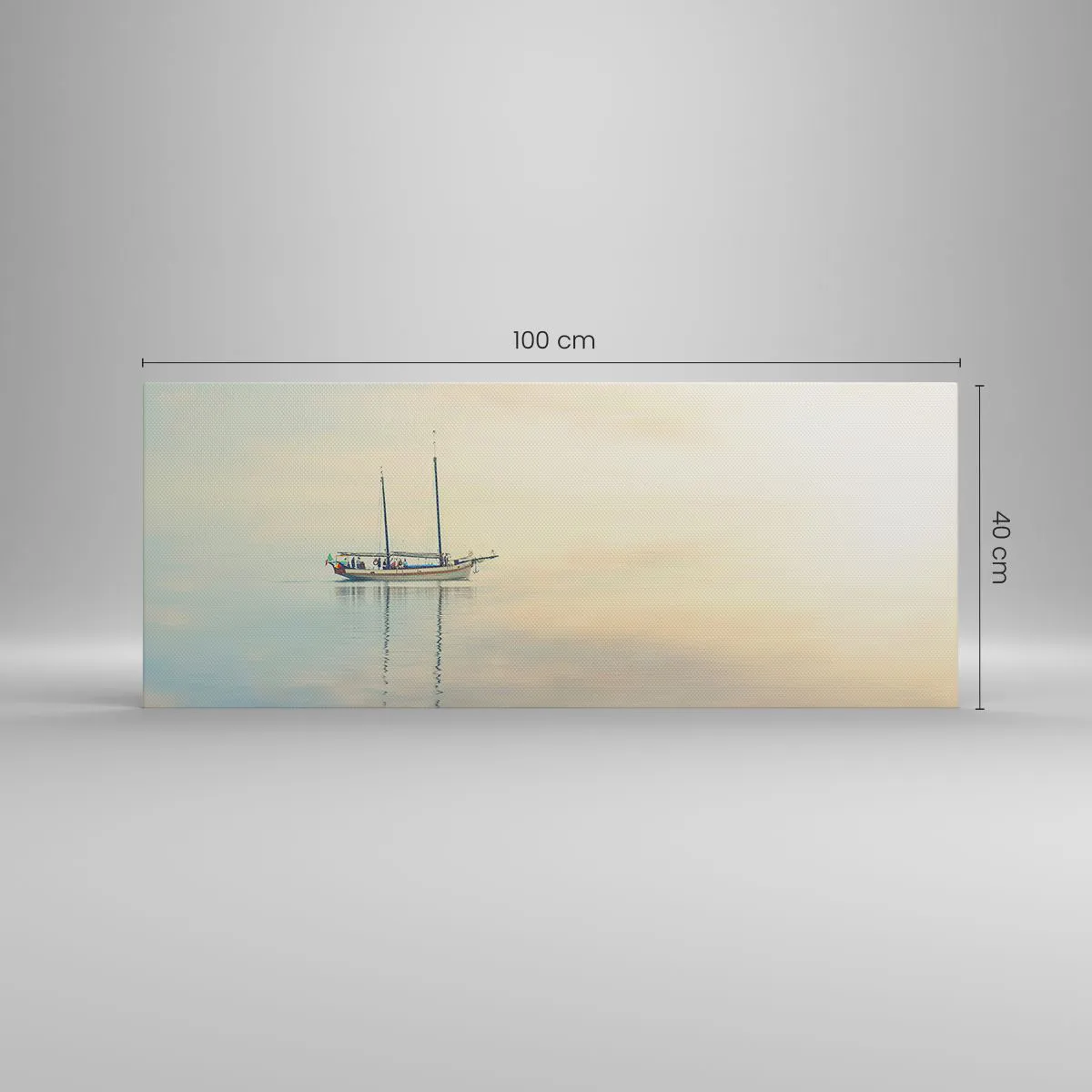 Obraz na płótnie - W morzu ciszy - 100x40 cm