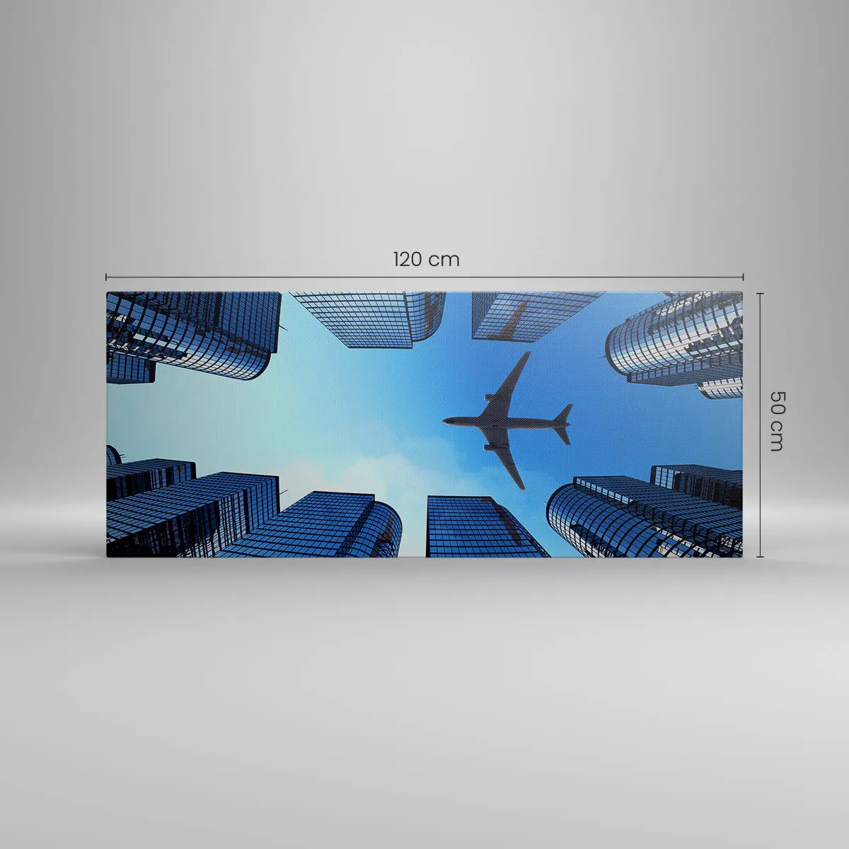 Canvas picture - View from a Glass Gorge - 120x50 cm